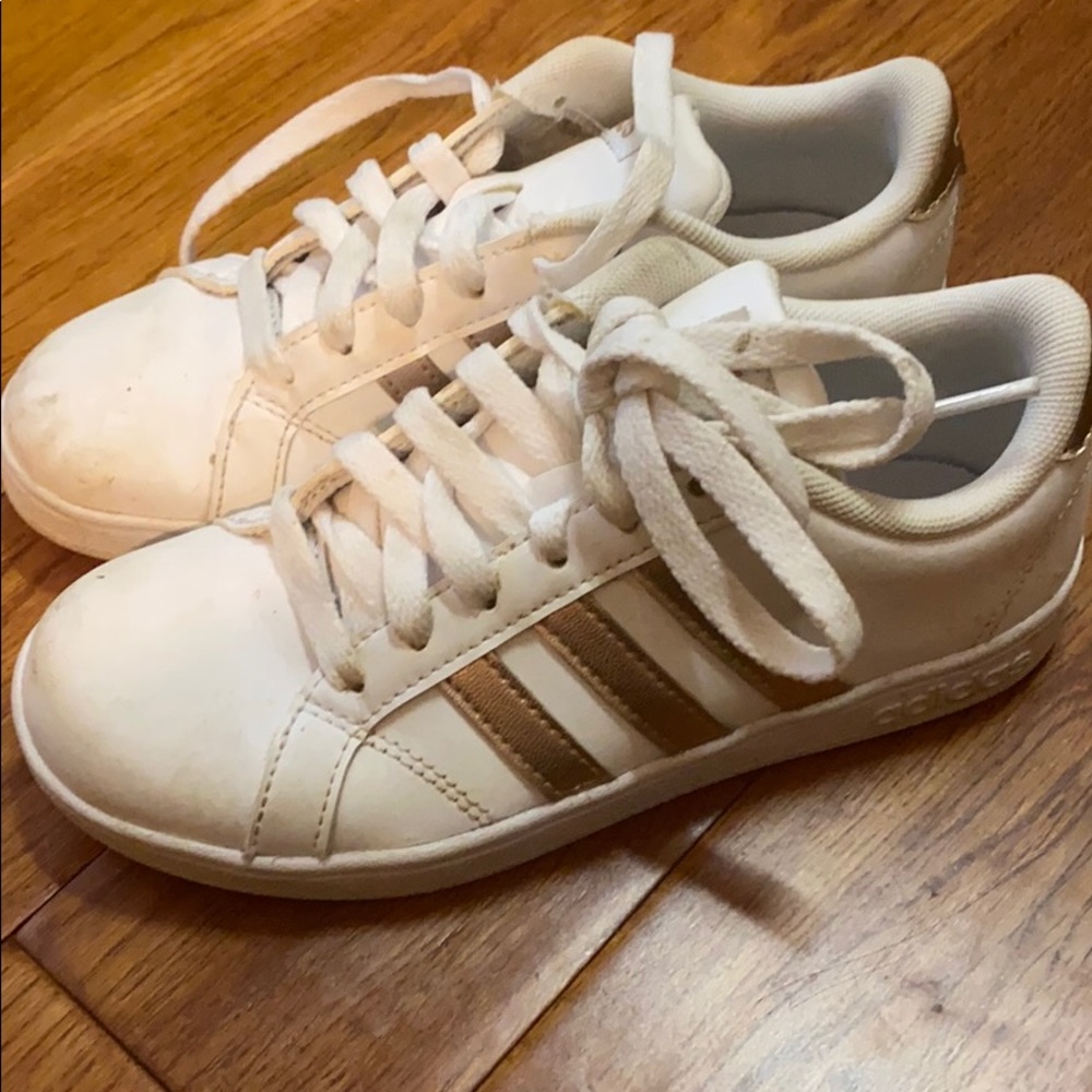 Gold ADIDAS girls size 1